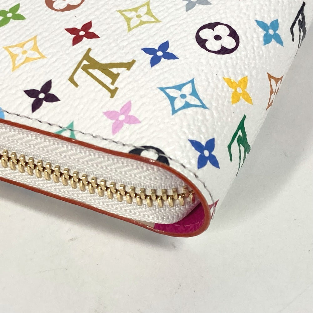 Louis Vuitton Long Wallet Purse M13922 Monogram Multicolor Canvas White Japan Exclusive Lvxtm