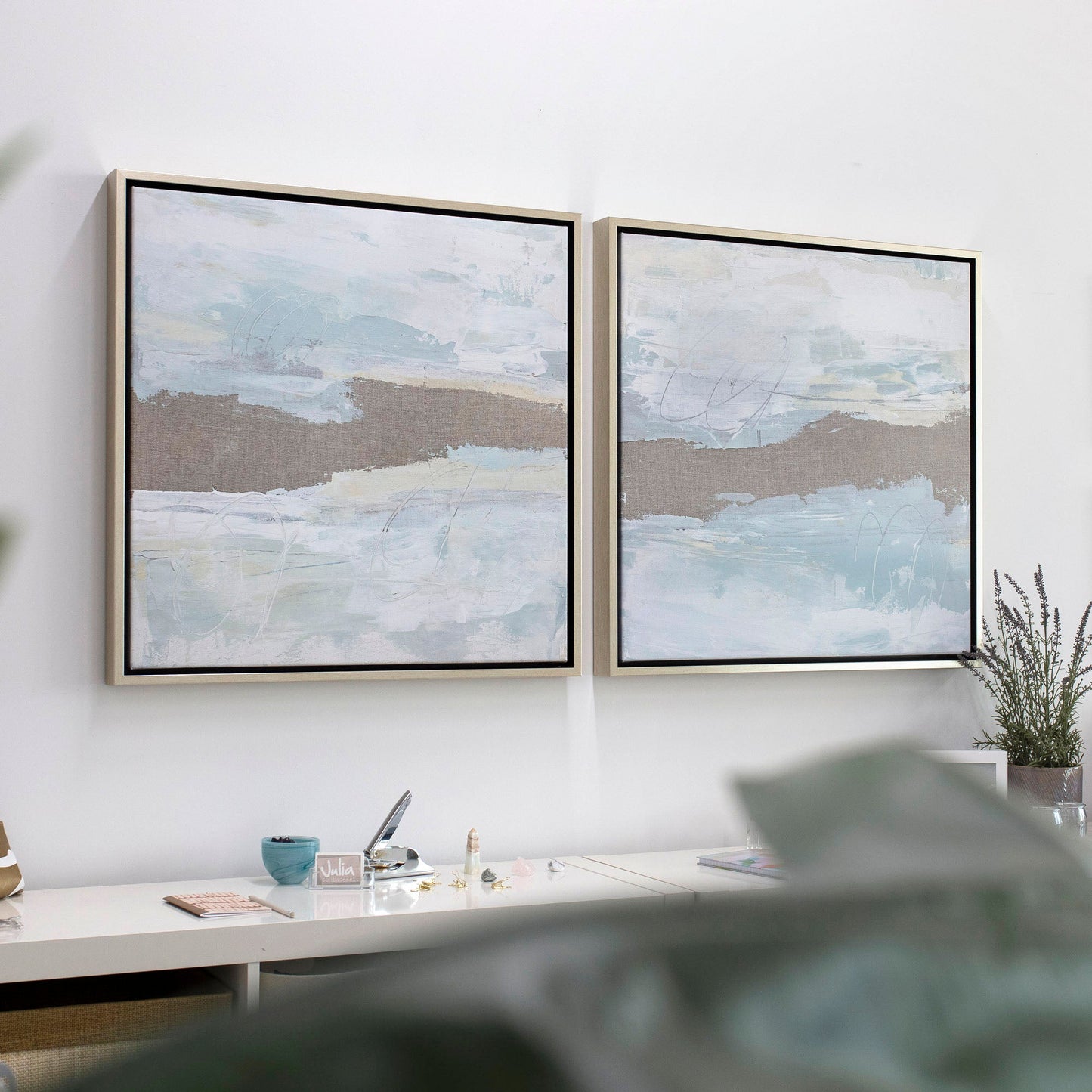 Poetry No. 1 - Framed Canvas Print By Julia