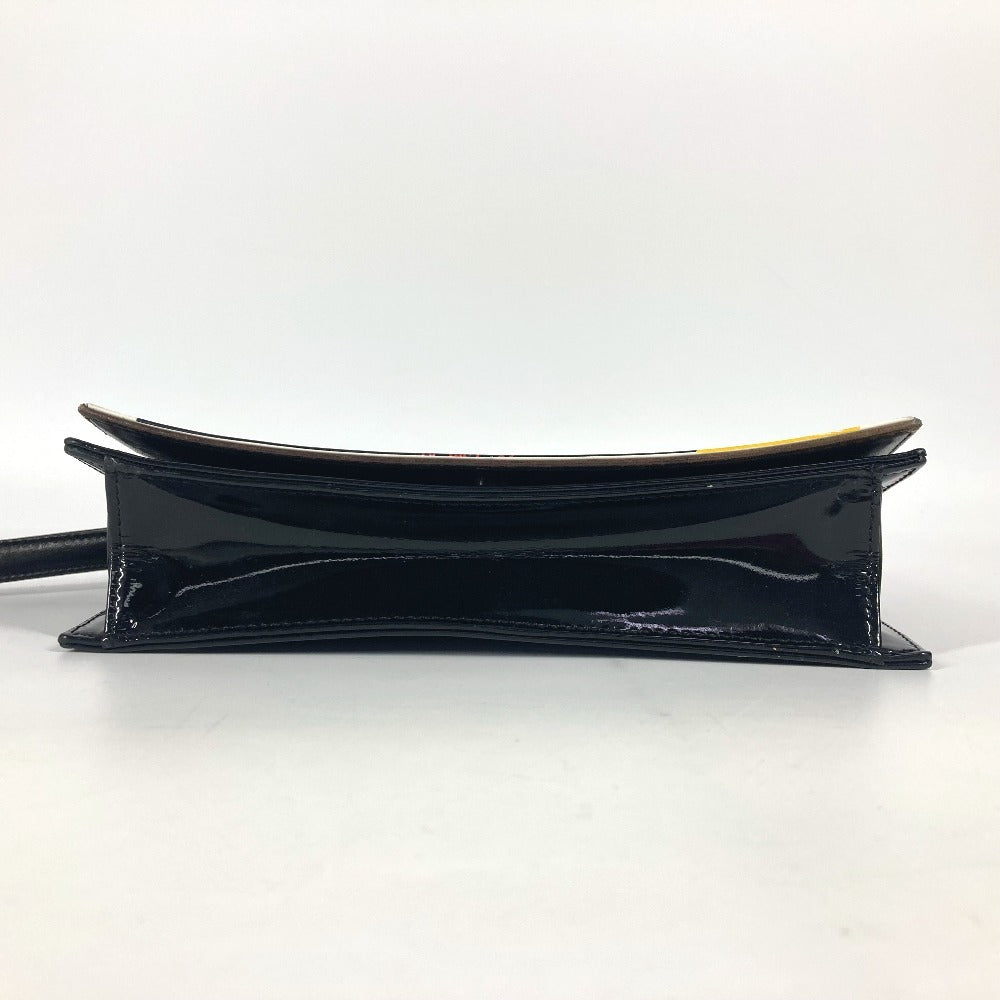 Chanel Clutch Bag Leather Multicolor Mademoiselle Logo Women