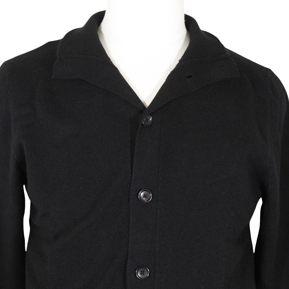 Louis Vuitton Knit Rm172Q Kc7 Han42W Cashmere Black Cardigan Mens Xs