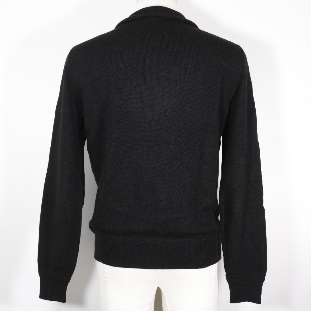 Louis Vuitton Knit Rm172Q Kc7 Han42W Cashmere Black Cardigan Mens Xs