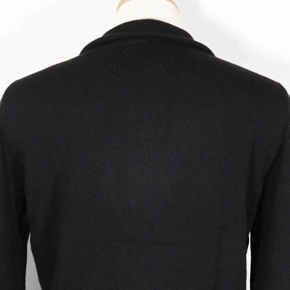 Louis Vuitton Knit Rm172Q Kc7 Han42W Cashmere Black Cardigan Mens Xs