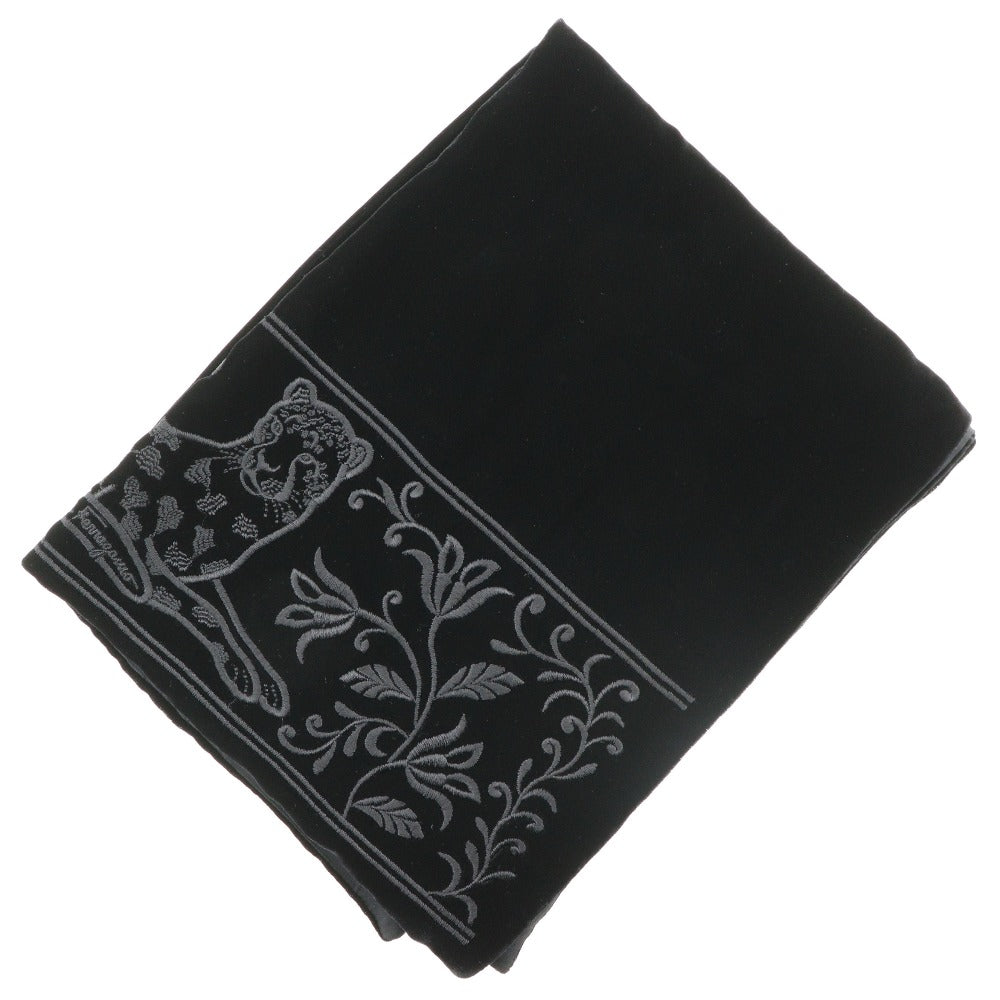 Salvatore Ferragamo Stall Rayon, Silk Black Women