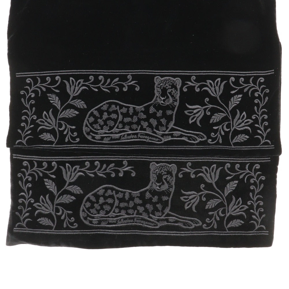 Salvatore Ferragamo Stall Rayon, Silk Black Women