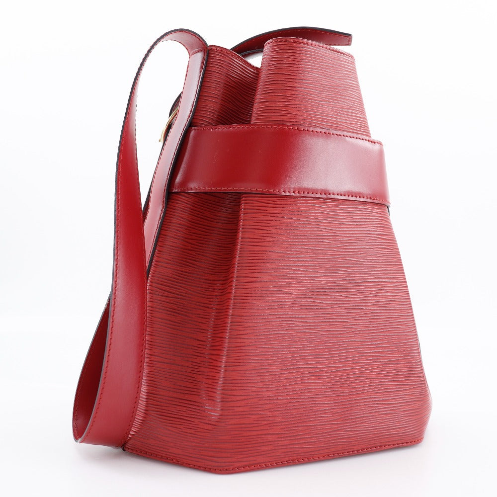 Louis Vuitton Shoulder Bag M80207 Epi Leather Red Sack De Paul Women