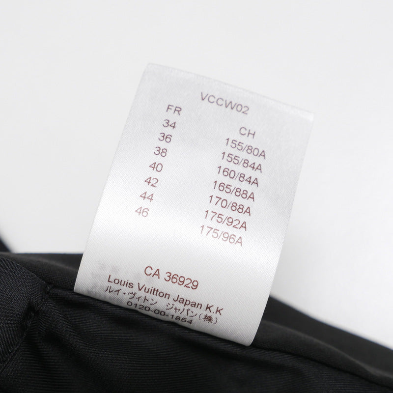 Louis Vuitton Vest 95% Wool, 5% Silk Black Women 36