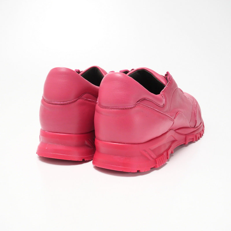 Lanvin Sneakers Sklrbp Genuine Leather Pink 10
