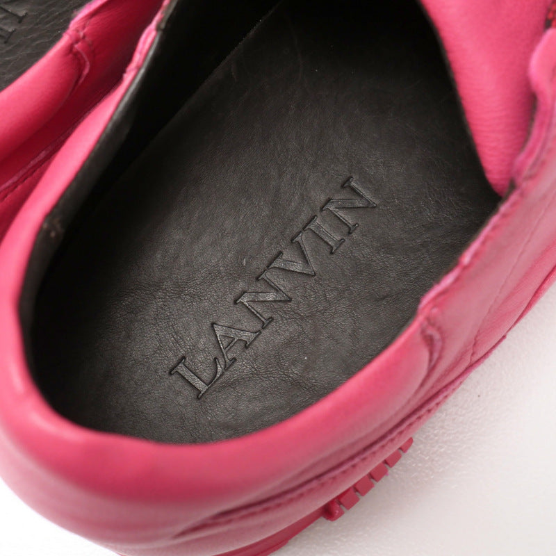 Lanvin Sneakers Sklrbp Genuine Leather Pink 10