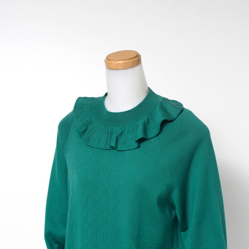 Miu Miu Sweater Mml248 Wool Green Women 38