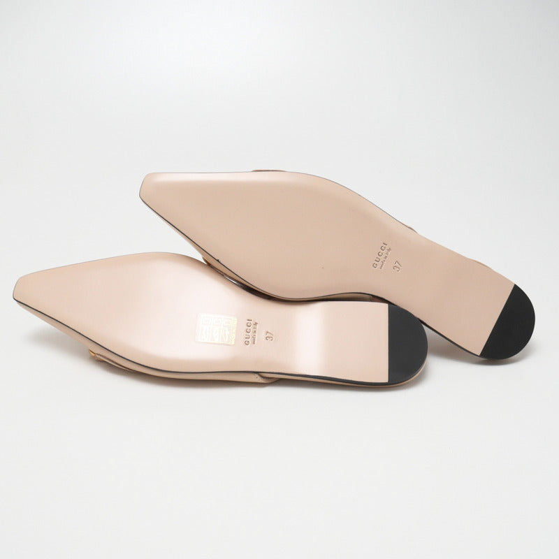 Gucci Pumps 626725 Leather Beige Women 37