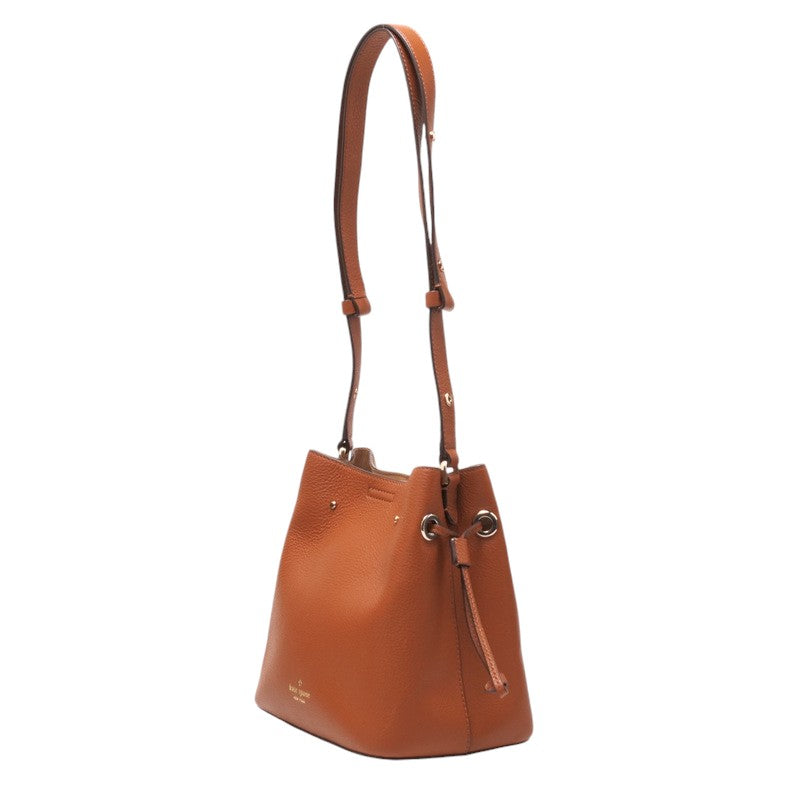 Kate Spade Shoulder Bag Wkru7063 Cowhide Light Brown / Gold Women