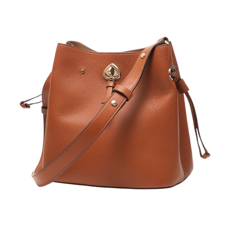 Kate Spade Shoulder Bag Wkru7063 Cowhide Light Brown / Gold Women