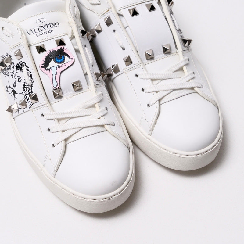 Valentino Sneakers Tsa01W0 Leather White 38