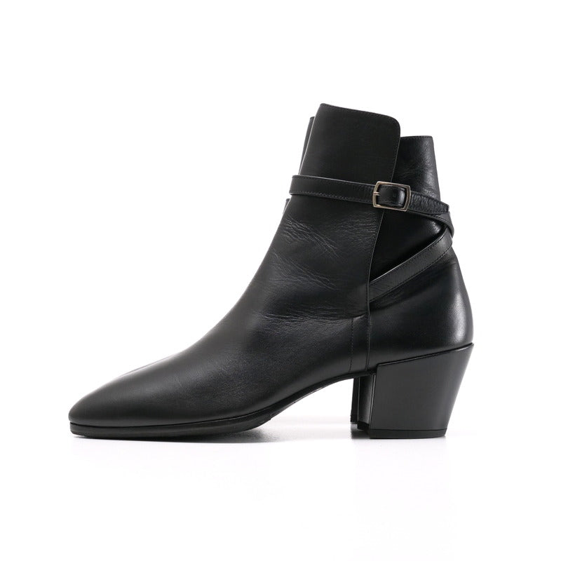 Saint Laurent Paris Boots 591999 Leather Black Women 36