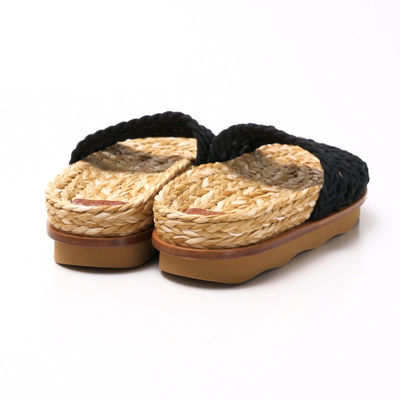 Chloe Sandals Fabric Black / Brown Women 38
