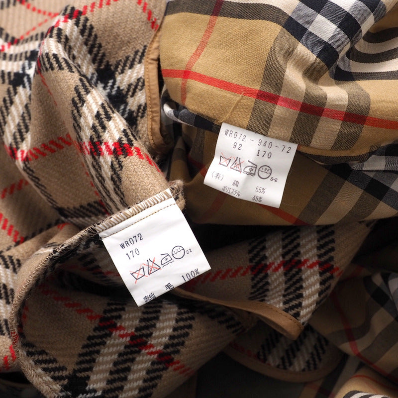 Burberry Trench Coat Cotton Khaki Beige Type Mens 170