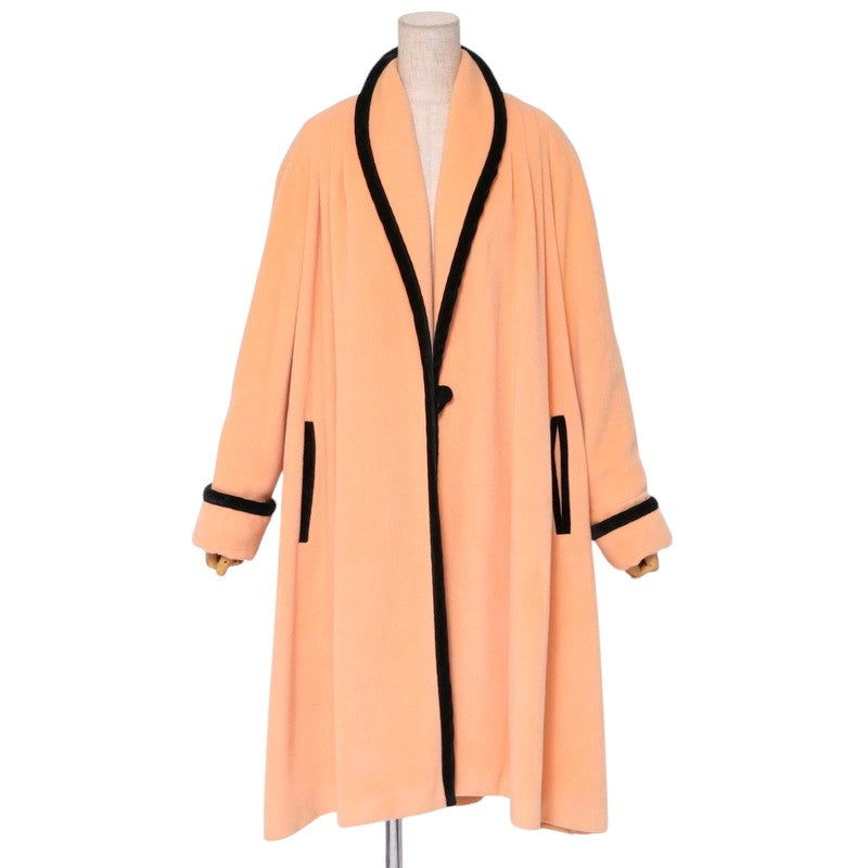 Fendi Coat Wool Salmon Pink Women 38