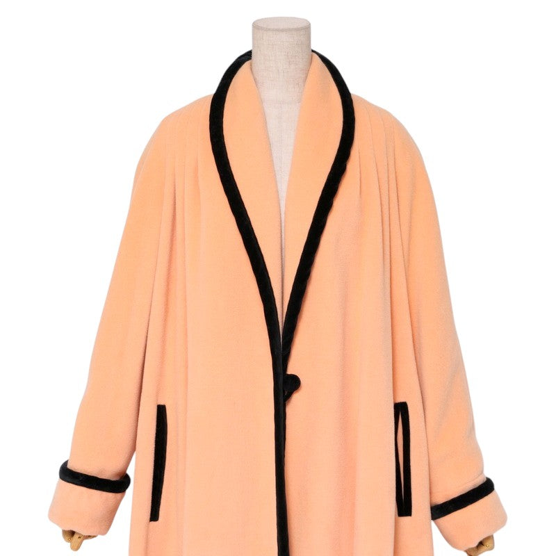Fendi Coat Wool Salmon Pink Women 38