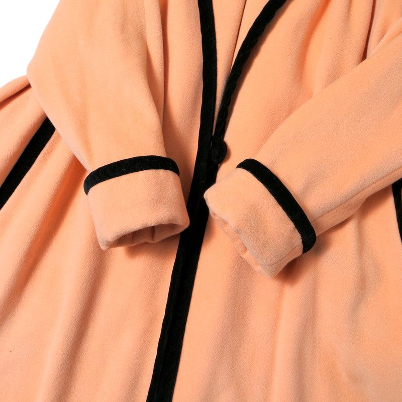 Fendi Coat Wool Salmon Pink Women 38