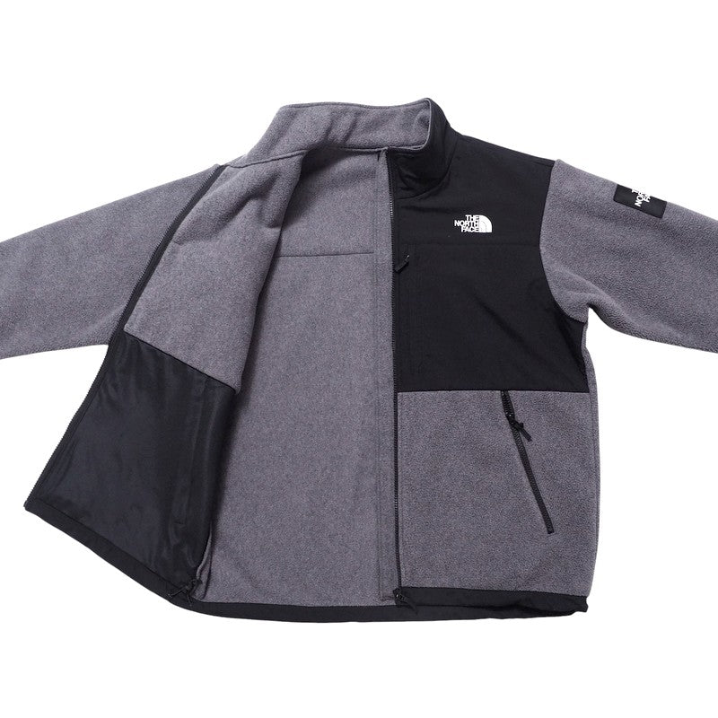 The North Face Jacket Na72051 Polyester Black Grey Denali Mens Xl