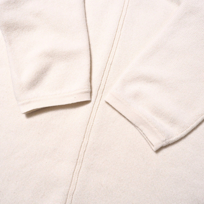 Hermes One Piece Cashmere Ivory Women 34