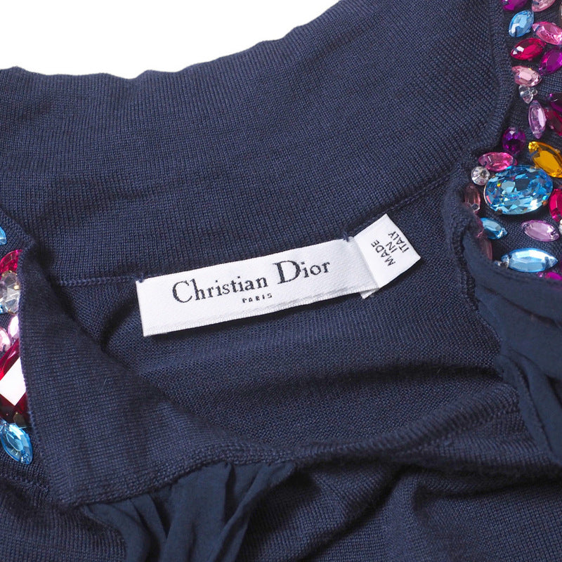 Christian Dior Knit 8C13055108 Knit Navy Women 38