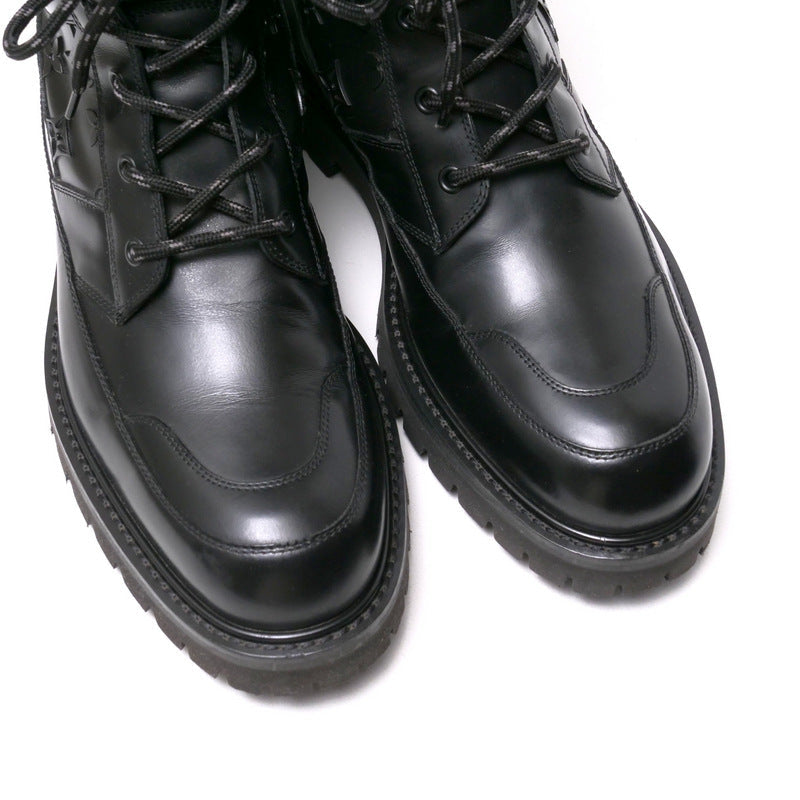Louis Vuitton Boots Leather X Rubber Monogram Black Monogram Landscape 8