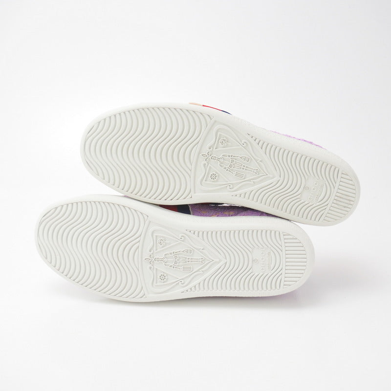 Gucci Sneakers 498705 Race Purple Type Women 36 1/2
