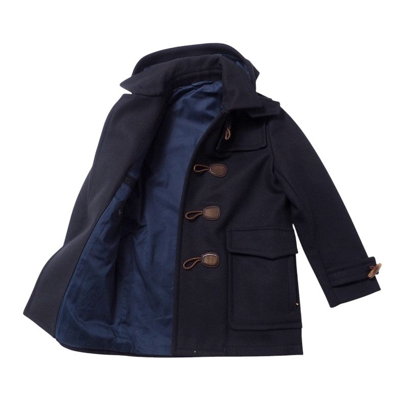 Gucci Duffel Coat 247184 Wool Navy Mens 44