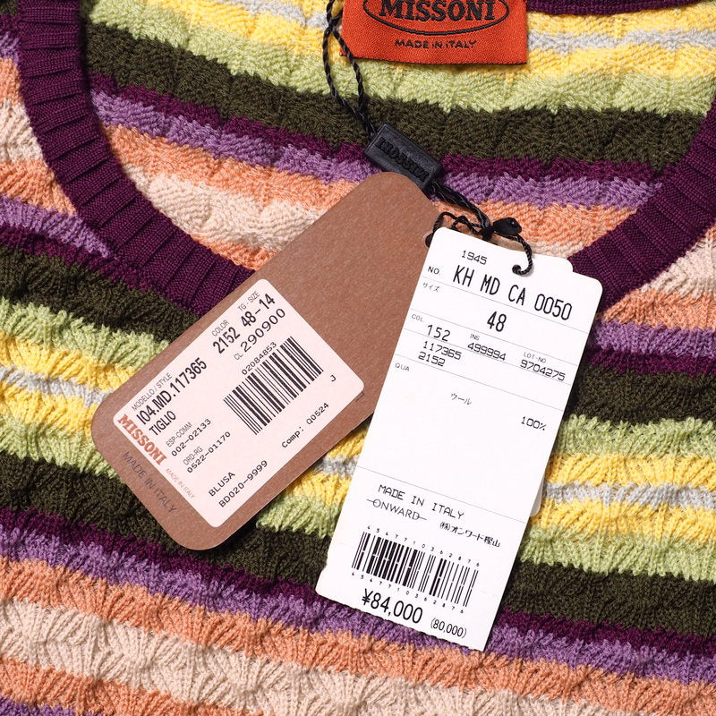 Missoni Knit 117365 Knit Multicolor Women 48