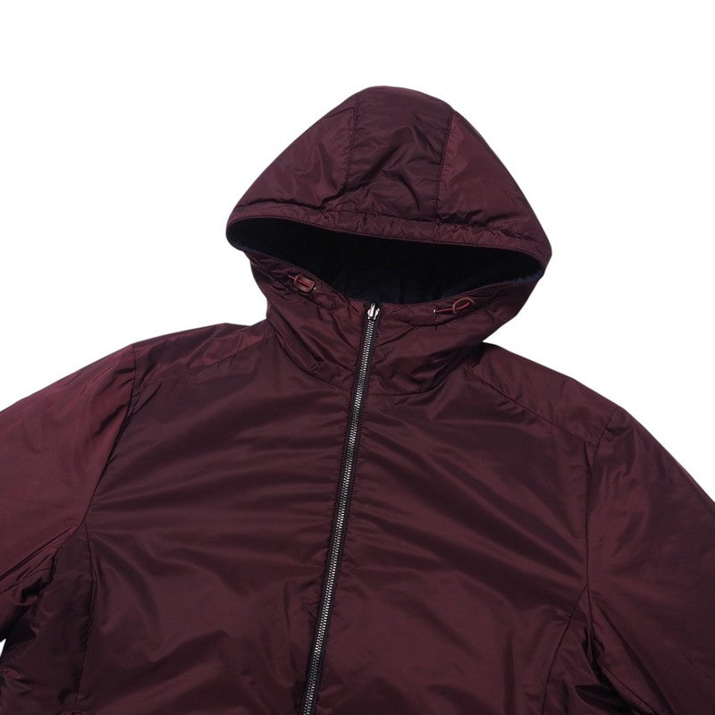 Prada Sports Jacket Sga754 Nylon Navy/Bordeaux Type Mens 56