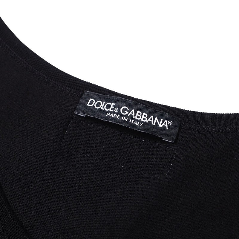 Dolce&Gabbana Tank Top Cotton Black F8H47Z Women 38