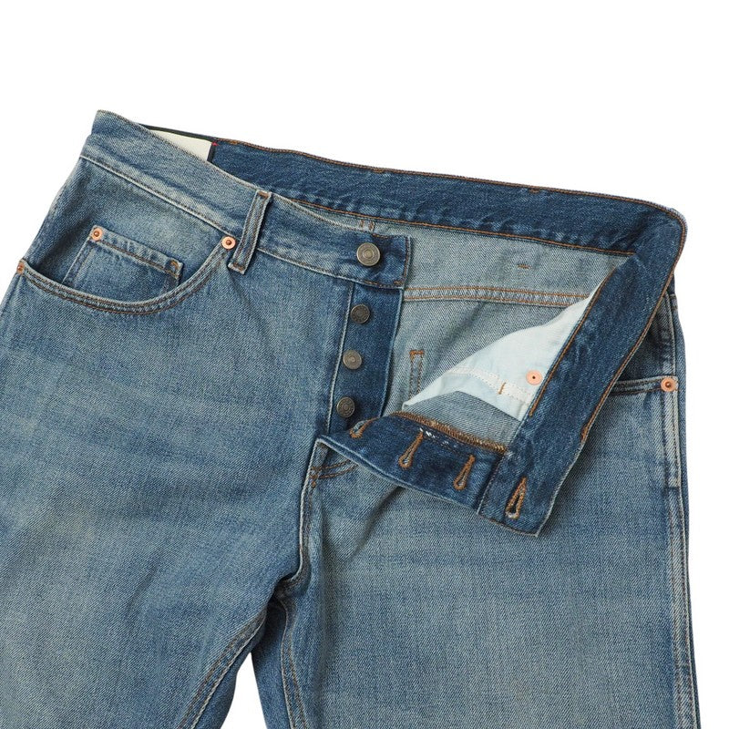 Gucci Denim Pants Cotton Denim Blue Type Mens 36