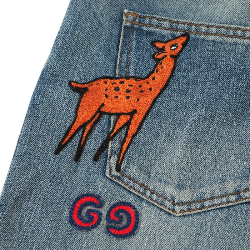 Gucci Denim Pants Cotton Denim Blue Type Mens 36