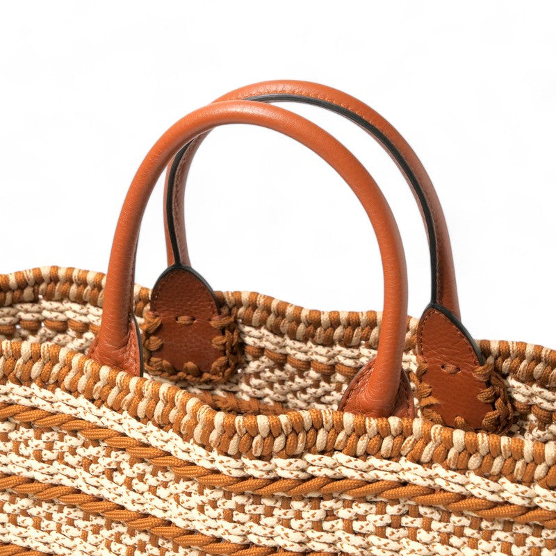 Valentino Garavani Tote Bag Leather Brown Unisex(Unisex)