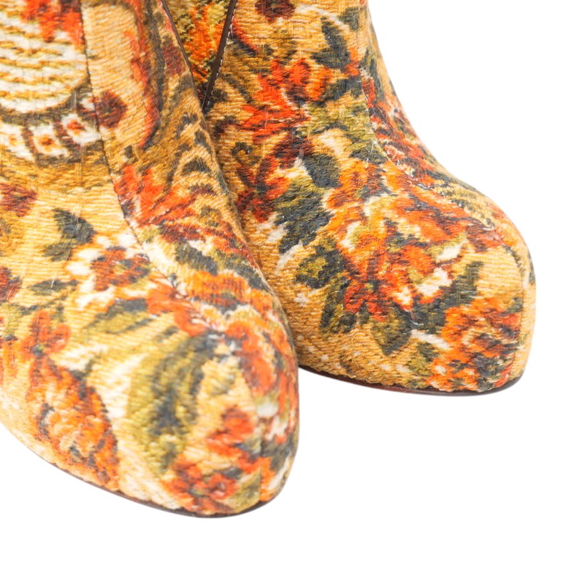 Dolce&Gabbana Boots Fabric Multicolor Women 37 1/2