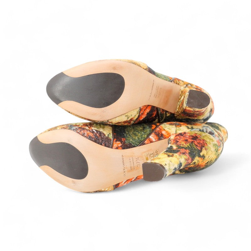 Dolce&Gabbana Boots Fabric Multicolor Women 37 1/2