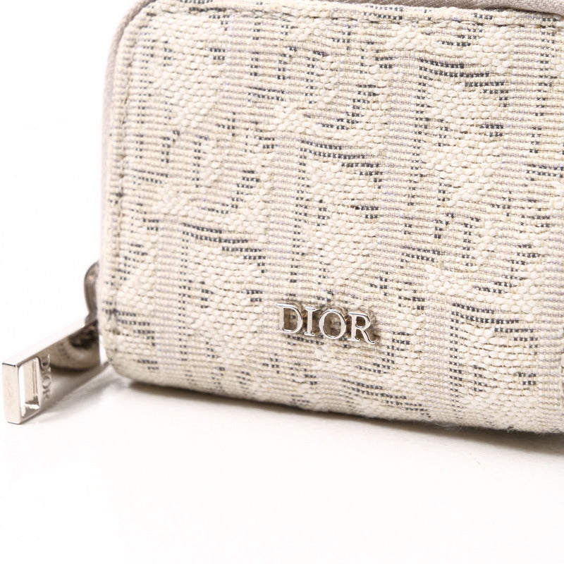 Dior Coin Case 24-Bo-1119 Jacquard Light Beige Mens