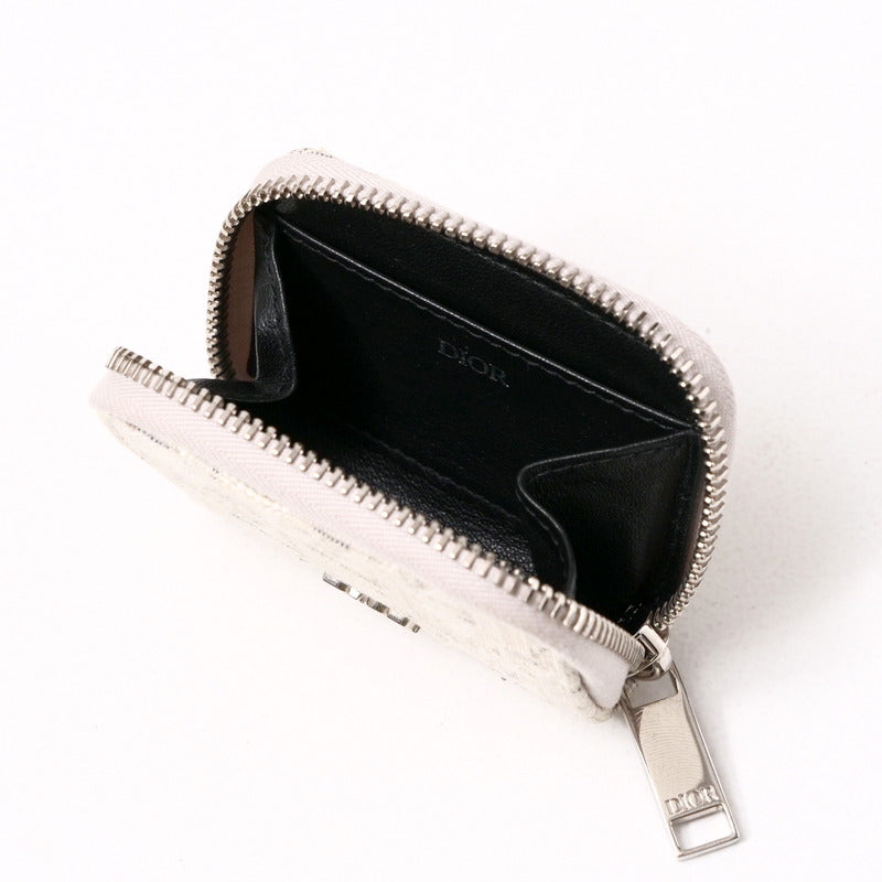 Dior Coin Case 24-Bo-1119 Jacquard Light Beige Mens