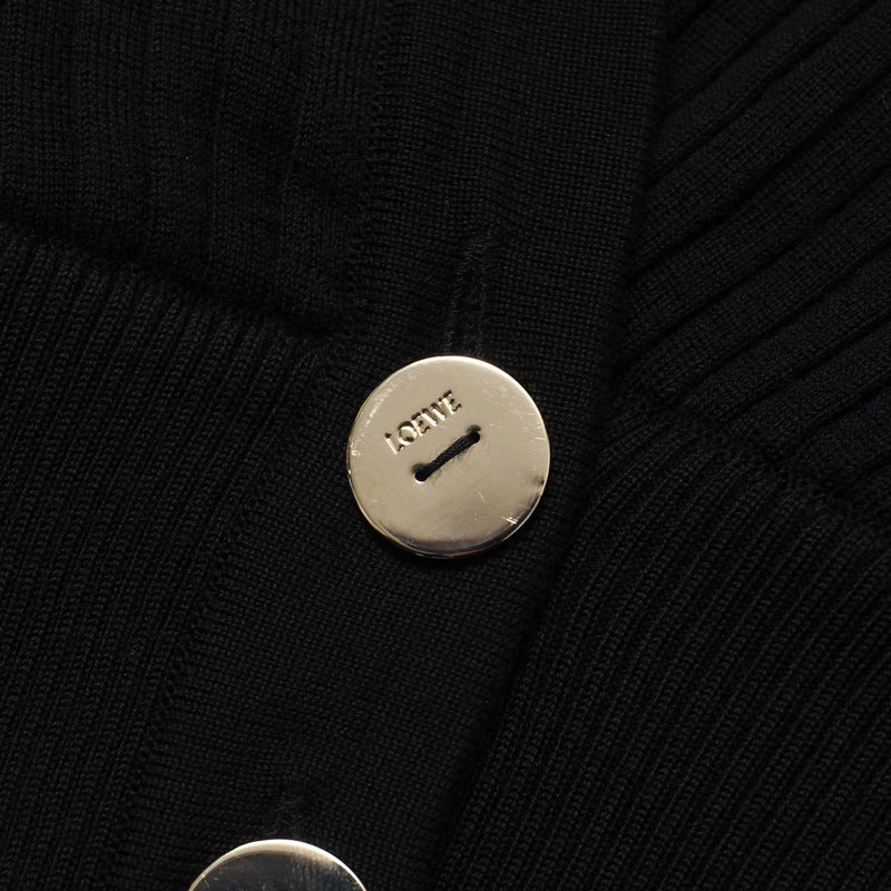 Loewe Cardigan S3269060Sm Knit Black Women S