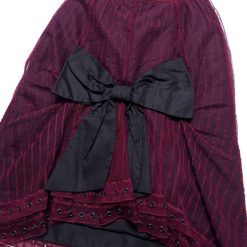 Louis Vuitton Skirt Race Wine Red Type Women 36
