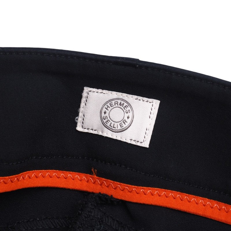 Hermes Pants Cotton Black Jump Women 34