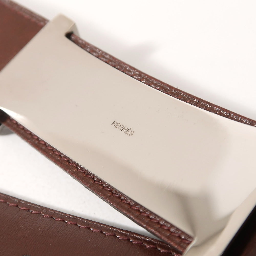 Hermes Belt Taurillon Clemence Black 105