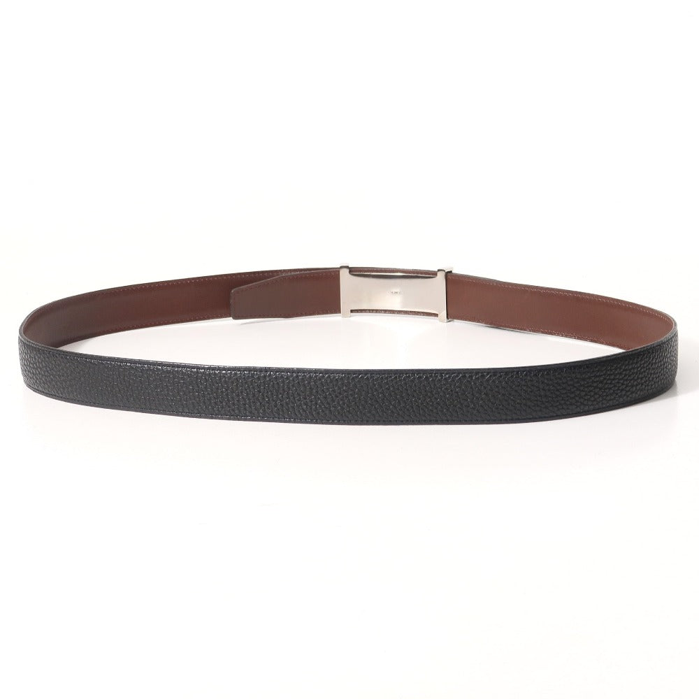 Hermes Belt Taurillon Clemence Black 105