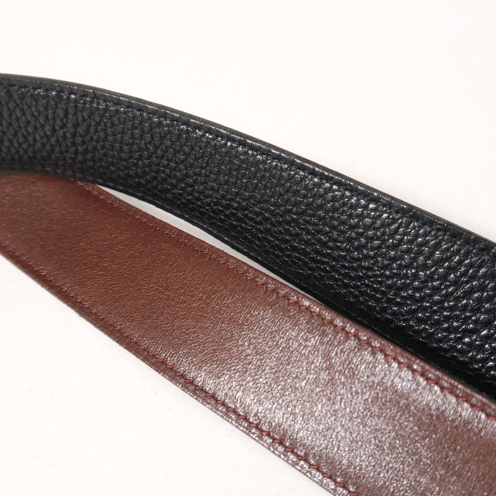 Hermes Belt Taurillon Clemence Black 105