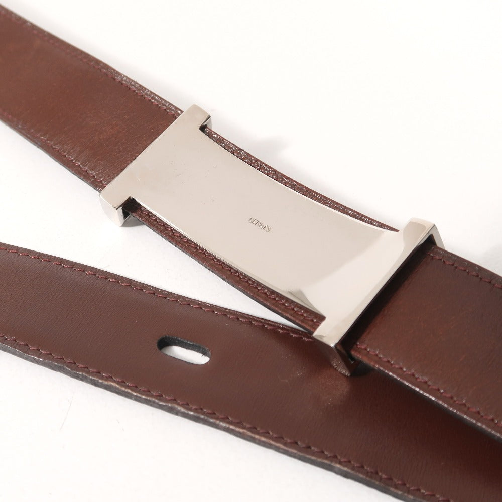 Hermes Belt Taurillon Clemence Black 105