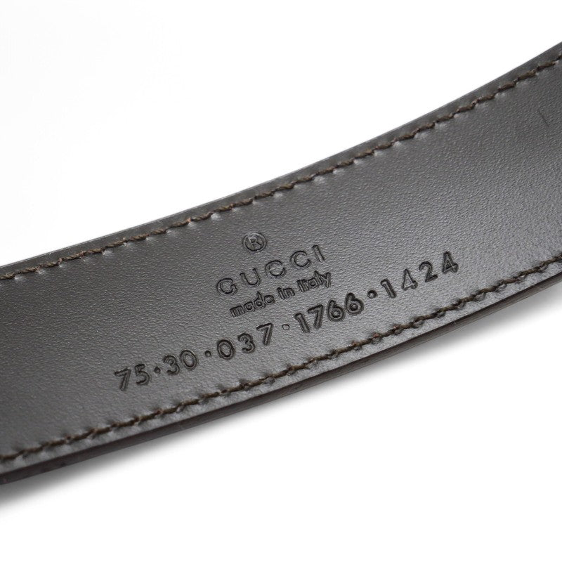 Gucci Belt 037 1766 424 Leather Gold 7530