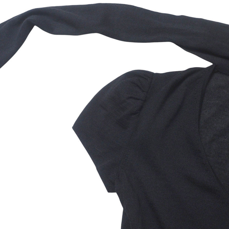 Chanel Knit P31400 Knit Black Women 38