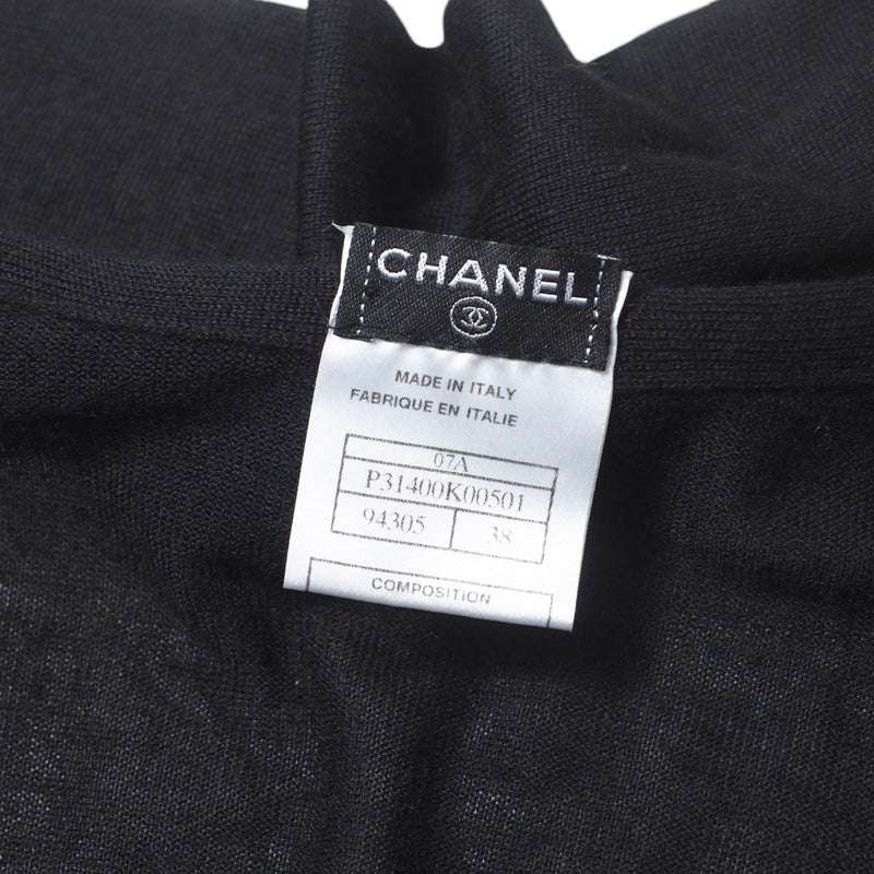 Chanel Knit P31400 Knit Black Women 38