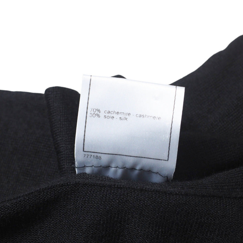 Chanel Knit P31400 Knit Black Women 38